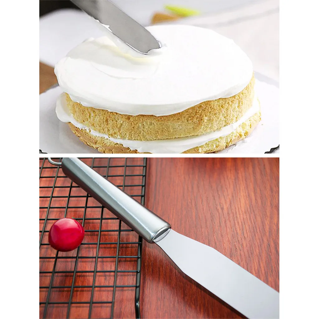 Cake Cream Spatula Set Smoother Icing Spreader Fondant Pastry Decorating Tools Kitchen Butter 8P | Дом и сад
