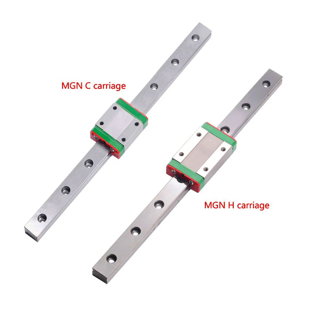 Линейные направляющие MGN9 C/ч 100/150/200/250/300/350/400 мм линейный рельс Silde VS MGN12C/ч линейный блок перевозки для ЧПУ 3D-принтеры Запчасти