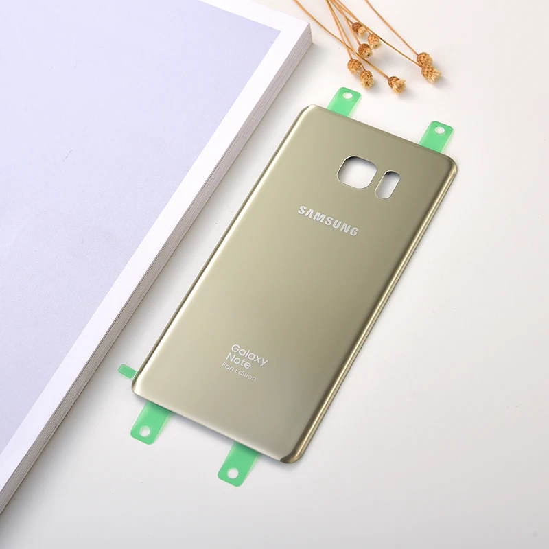 Чехол для Samsung Galaxy Note7 N9300 note 7 FE N930 N930F N935 задний корпус стеклянная дверь чехол Note Fan