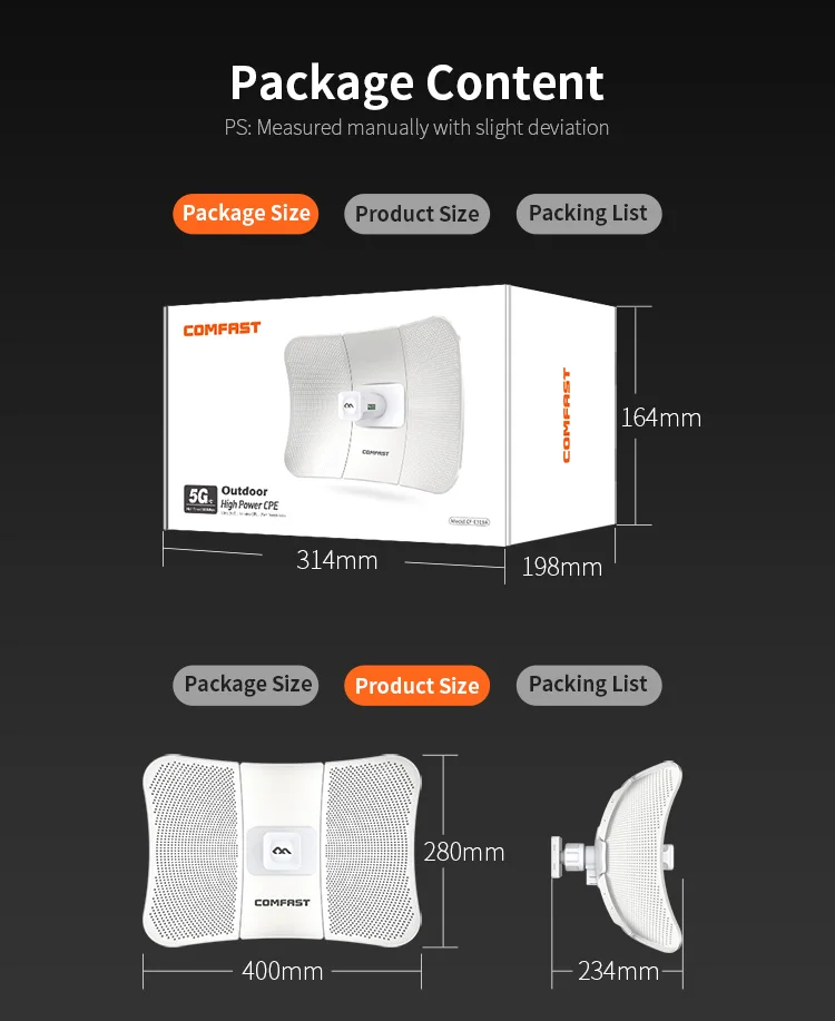 Беспроводной уличный мост 900 Мбит/с 25 км усилитель сигнала маршрутизатора 2 шт.