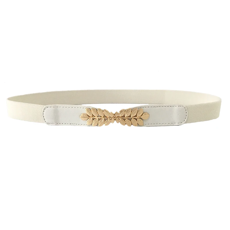 Style 2 White Абсолютно пояс для женщин Модный женский однотонный тянущийся эластичный широкий пояс платье украшение для женщин пояс - Цвет: Style 2 White