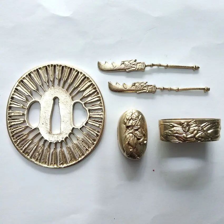 

Набор лепестков для меча, фитинг для японских самураев