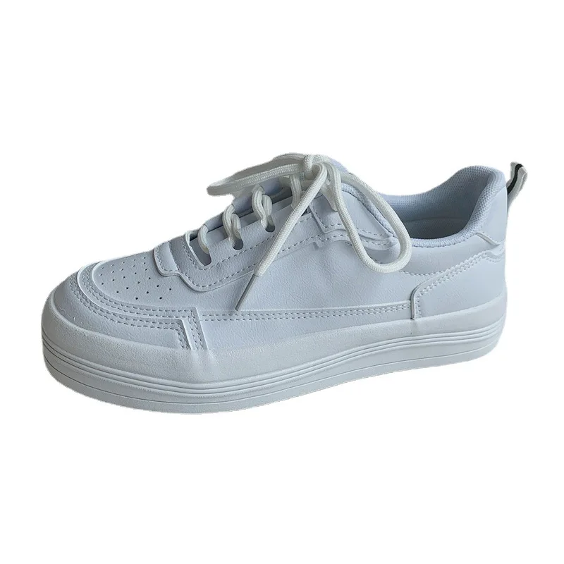 

White Shoes for Women 2021 Casual Sneakers Females Fashion Design Designer Shoes Platform Flat Sneakers Women Tennis Female New