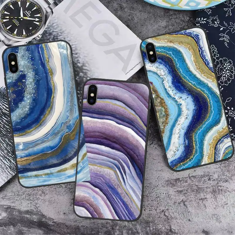 

marble colorful pattern Phone Case For iphone 12 11 13 7 8 6 s plus x xs xr pro max mini shell