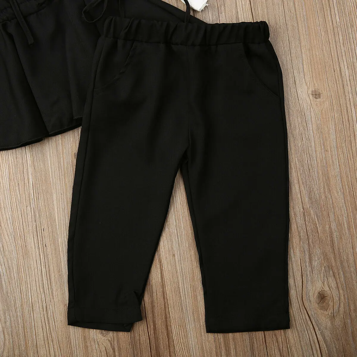 Детский костюм с длинными рукавами для маленьких девочек вечерние деловые брюки