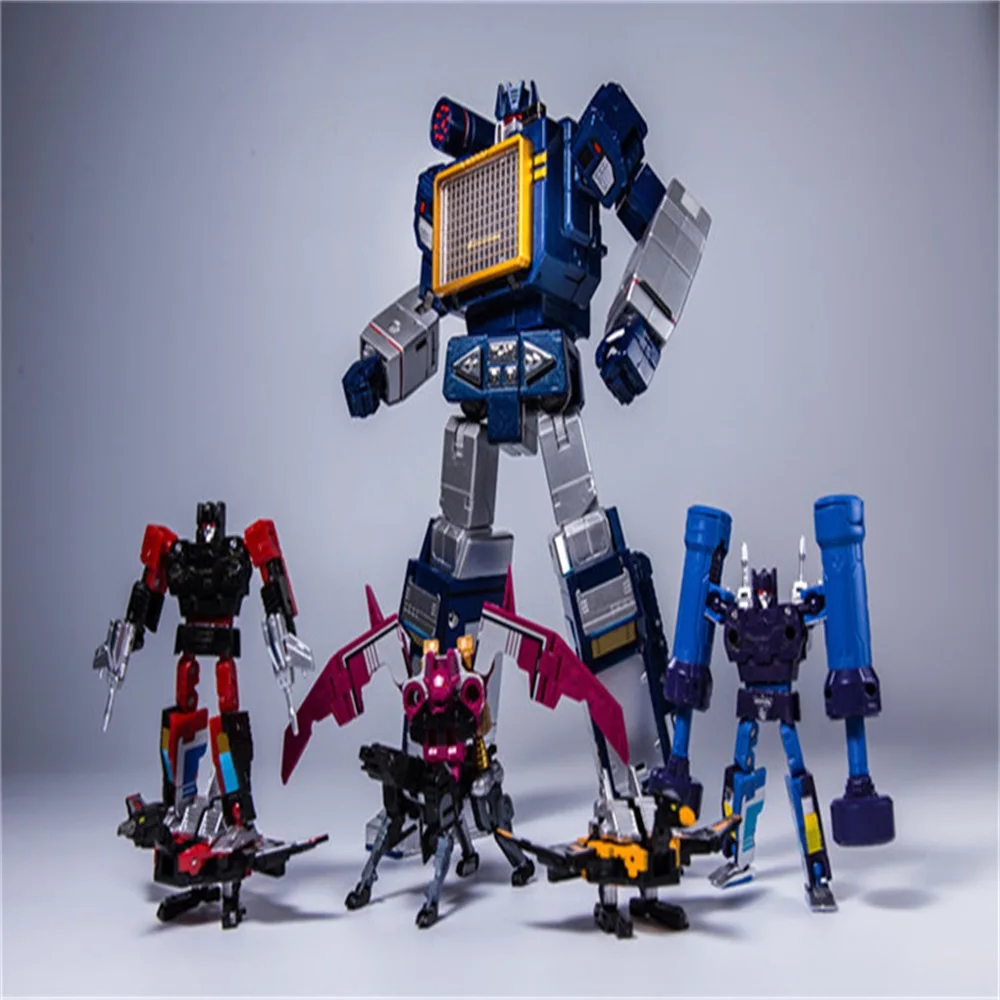 Игрушечная Фигурка трансформера THF Mindwipe Rumble Frenzy Ravage Laserbeak Buzzsaw Soundwave|Игровые