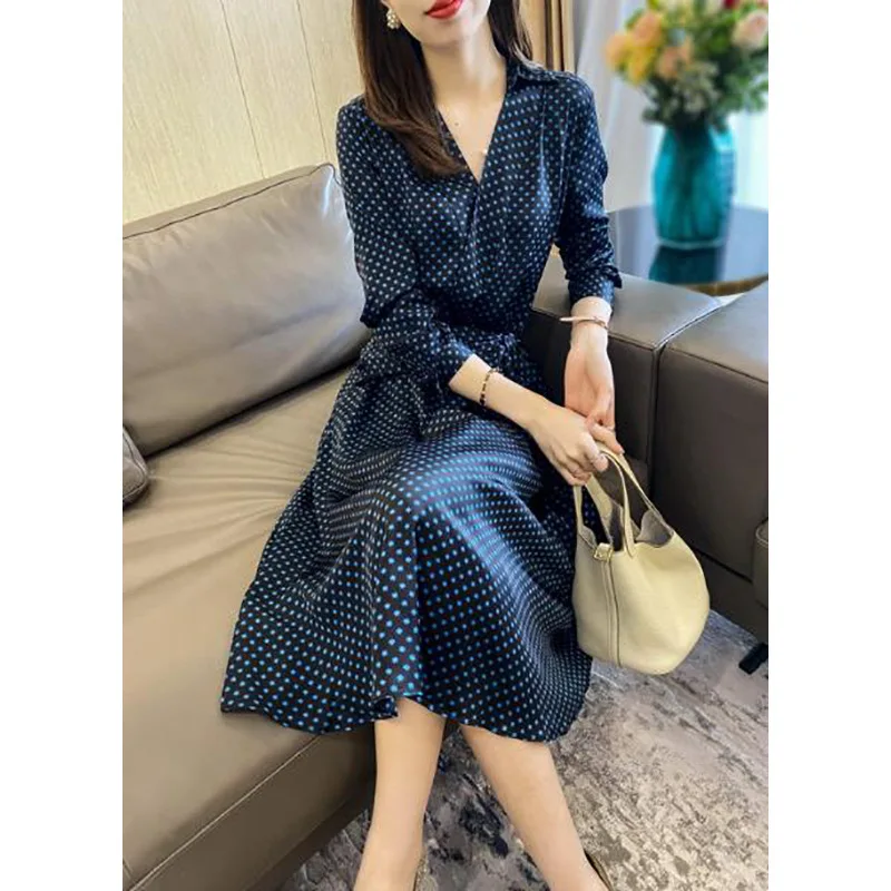 

Элегантное темпераментное платье с кружевной юбкой с запахом и принтом, женская одежда на весну и лето 2021, новая женская одежда