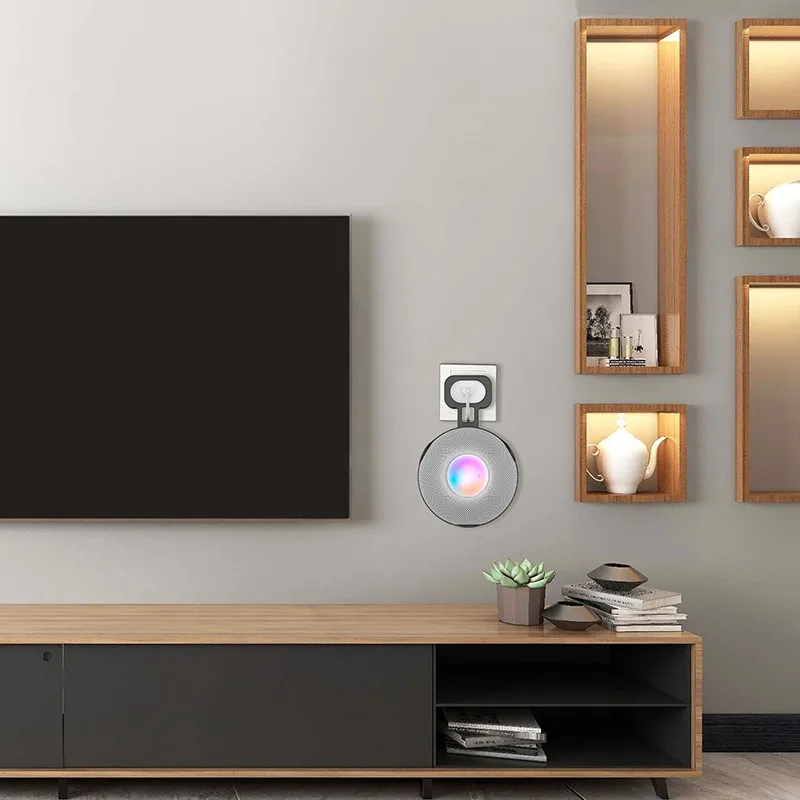 

Portable Mini Smart Speaker And Wall Bracket HIFI Deep Bass Stereo Waterproof Subwoofer Wired Bluetooth Sound Box For Home Pod