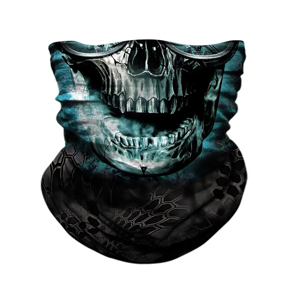 

Motorcycle Face Shield Balaclava Face Mask Ghost Tactical Mask 3D Skull Sport Mask Neck Windproof ANTI-UV 40 Outdoor