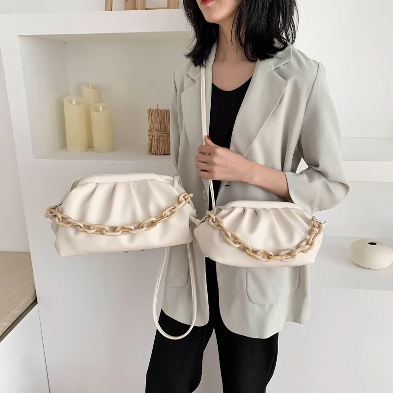 

Candy Color PU Leather Shoulder Simple Bags For Women 2020 Small Crossbody Bag Travel Chain Handbags and Purses