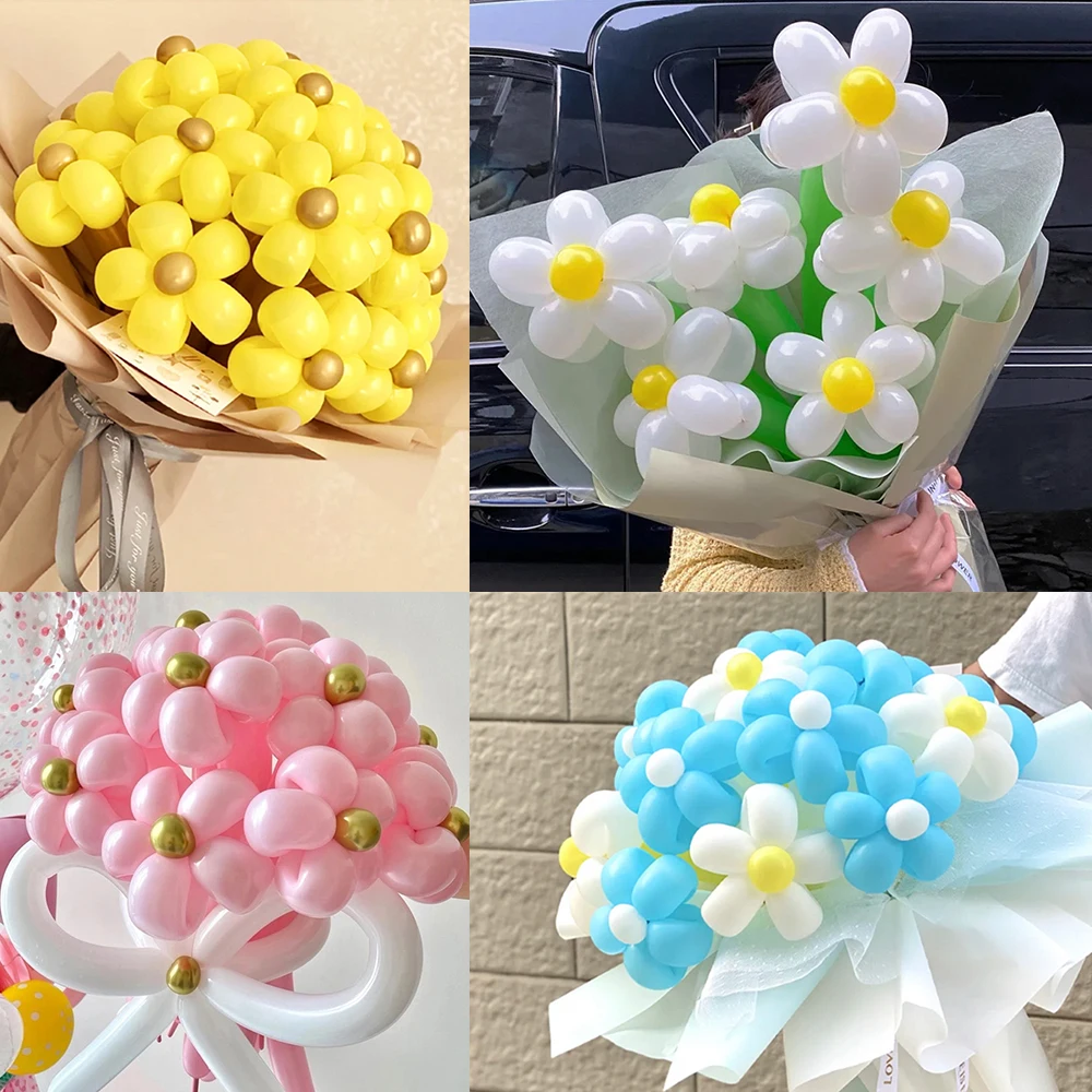 

40pcs Long Magic Balloons DIY Ball Flower Twist Strip Latex Globos Wedding Valentines Day Birthday Party Decorations Kids Toys
