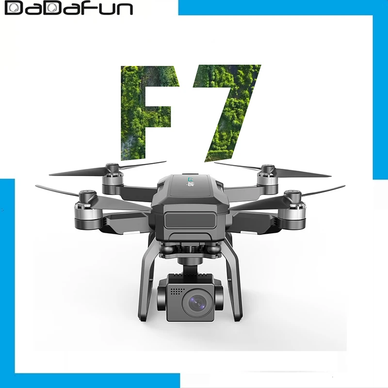 SJRC F7 Pro 4K 3-осевой EIS противоударный карданный Дрон с камерой фонарь Wifi GPS