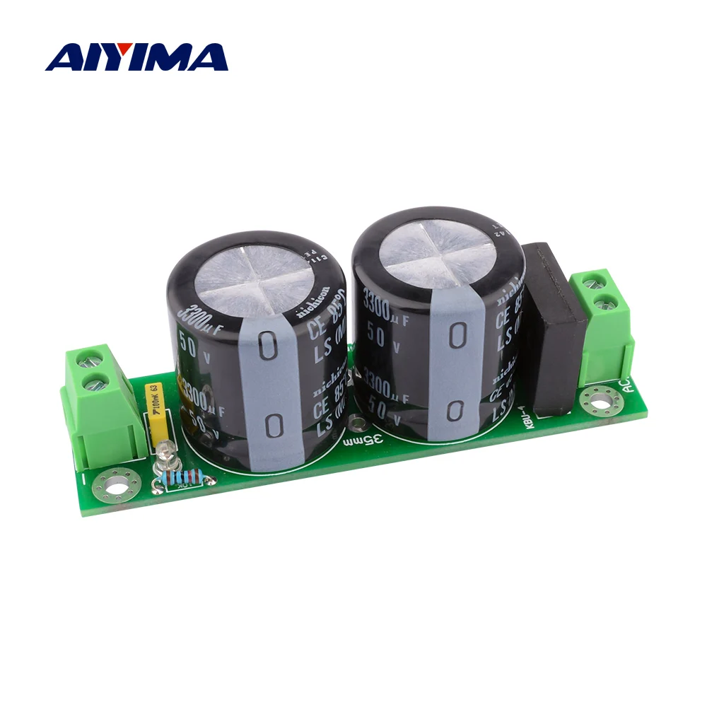 Выпрямитель AIYIMA 10 А плата питания фильтра 3300 мкФ 50 в конденсатор исправление