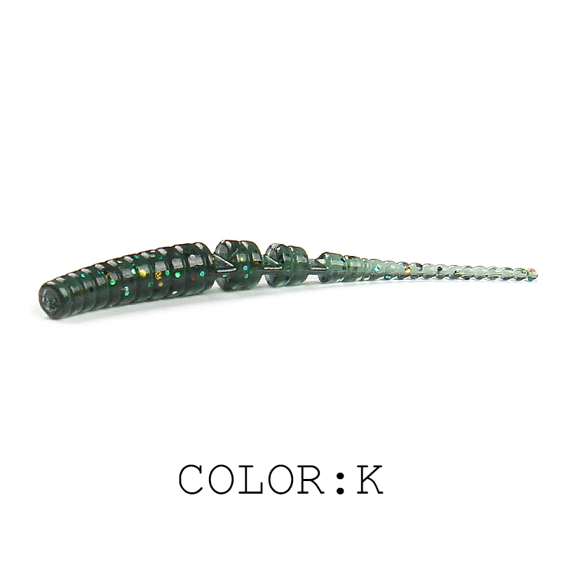 2018  Supercontinent Fishing Soft Worm Lures Ice Fishing Bait Soft Polaris Sinking Lure Pesca Cheap Fishing Tackle