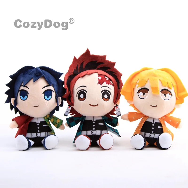 Фигурки из аниме рассекающий демонов 20 см Kimetsu no Yaiba Kamado Tanjirou Tomioka Giyuu плюшевые
