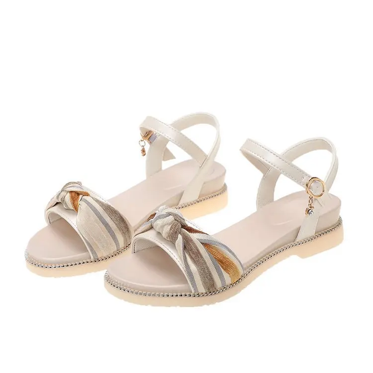

2021 Sandals Clogs Wedge Black Shoes for Women Summer Heels Breathable Buckle Strap Open Toe New Platform Beige Comfort Girls Lo