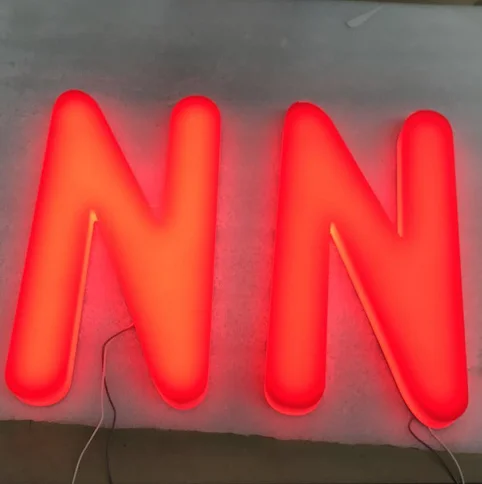 Подсветка по бокам и передняя подсветка 3D светодиодные буквы лицу