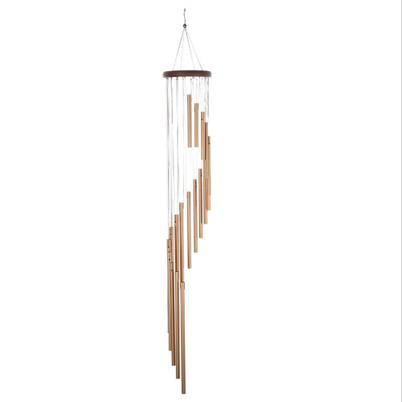 

18 Tube Wind Chime Courtyard Antique Garden Pipe Bell Outdoor Life Home Wind Chime Wall Hanging Home Decoration Aesthetic Decor