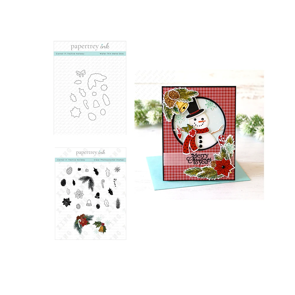 

Flower Leaves Corner Festive Cutting Dies and Stamps Scrapbook Diary Decoration Embossing Template Diy Greeting Card Handmade