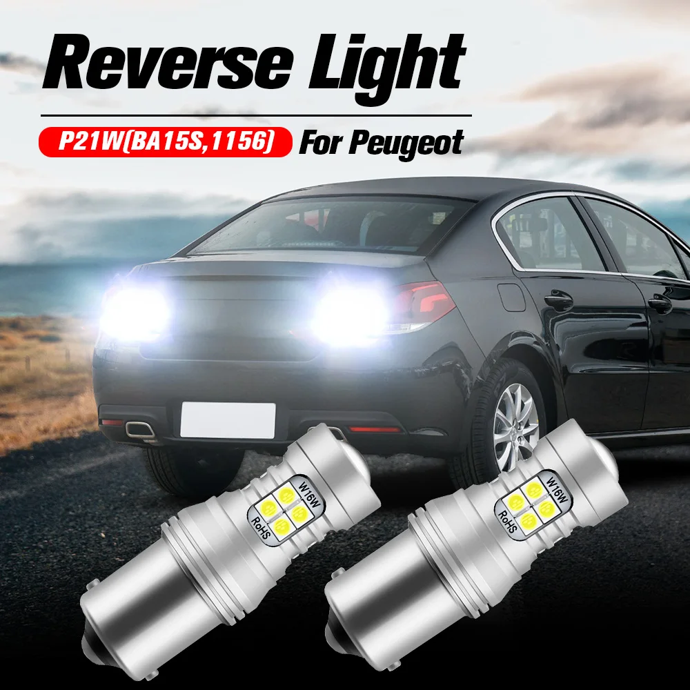 Лампа светодиодная для задсветильник хода P21W BA15S Canbus 2 шт.