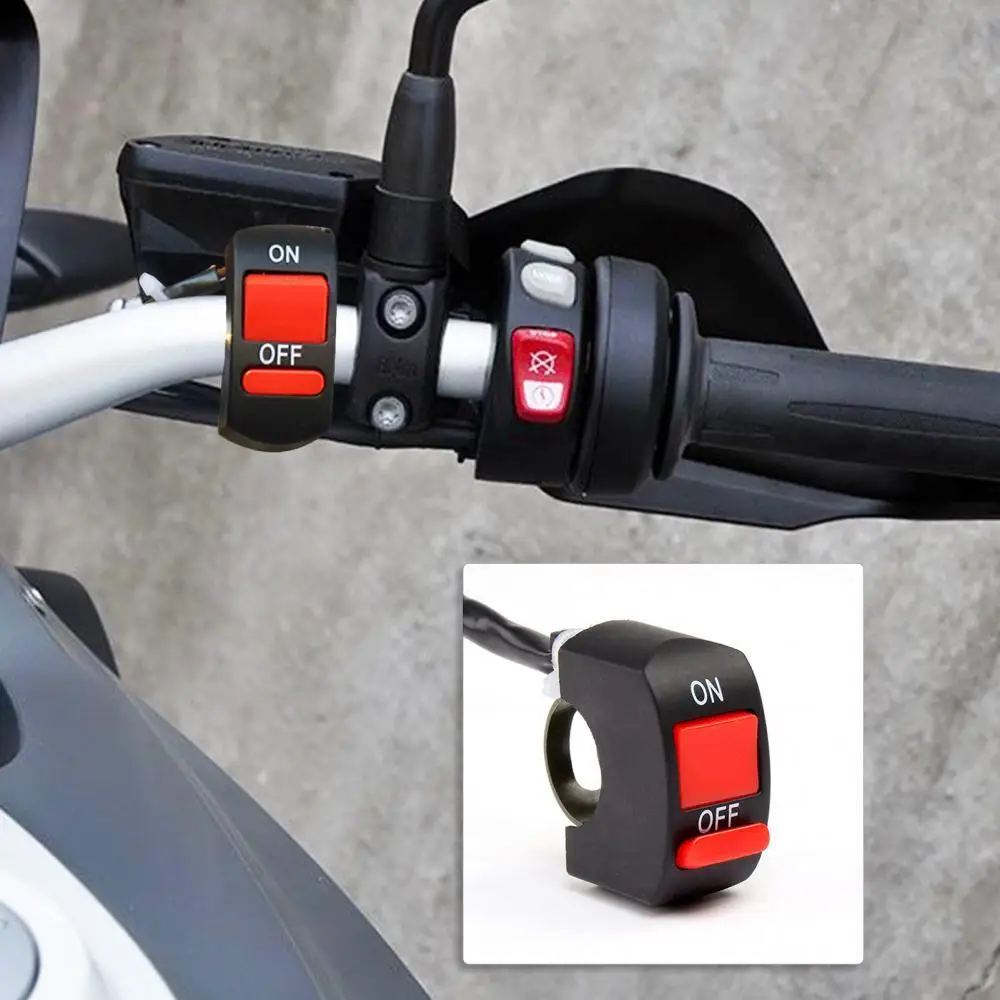 

Motorcycle Headlight Handlebar Horn Ignition Turn Signal Control On/Off Switch Fit for 2.2cm pipe diameter