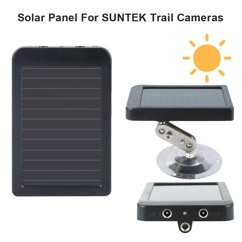 

1500mA 7V Hunting Camera Solar Panel Power Supply Charger Battery For Suntek Cameras 5V HC900 HC801 HC700 HC550 HC300 Series