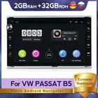 Автомобильная система Android, радио, стерео, GPS-навигация, 1024x600 HD RDS для Volkswagen VW Golf4 Passat B5, мультимедийный плеер BT 2 Din