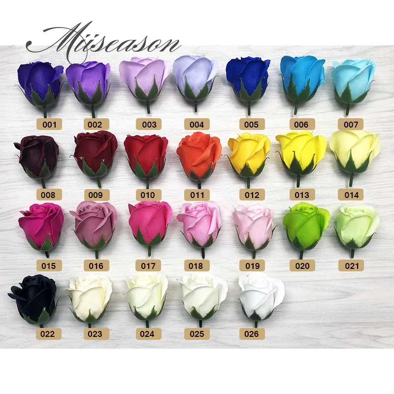 Мыло в Форме Розы диаметром 4 5 см 50 шт. |