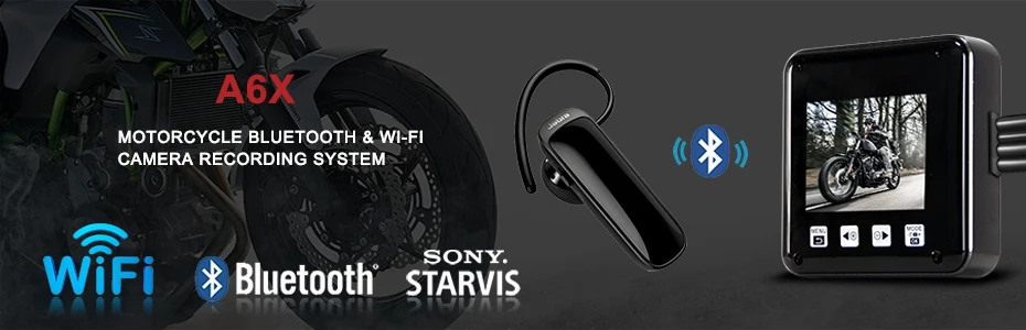SYS VSYS P4.5 WiFi мотоциклетная видеорегистратор 1080P с двумя объективами Передняя и задняя 4,5 ''ЖК-водонепроницаемая мотоциклетная камера DVR система