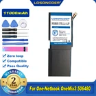 100% Оригинальный LOSONCOER 11000 мАч для One-Netbook OneMix 3 OneMix3 506480 аккумулятор