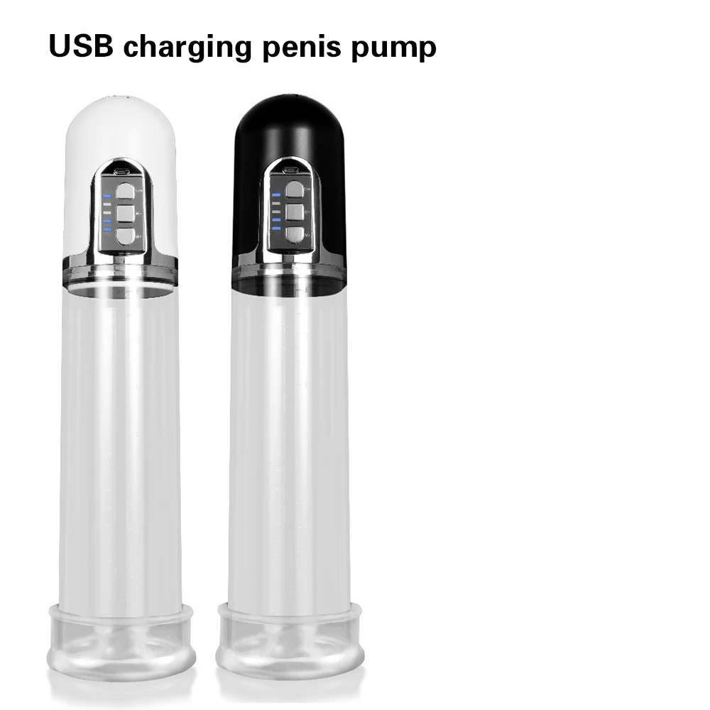 Электрический насос для пениса мощный USB Перезаряжаемый автоматический