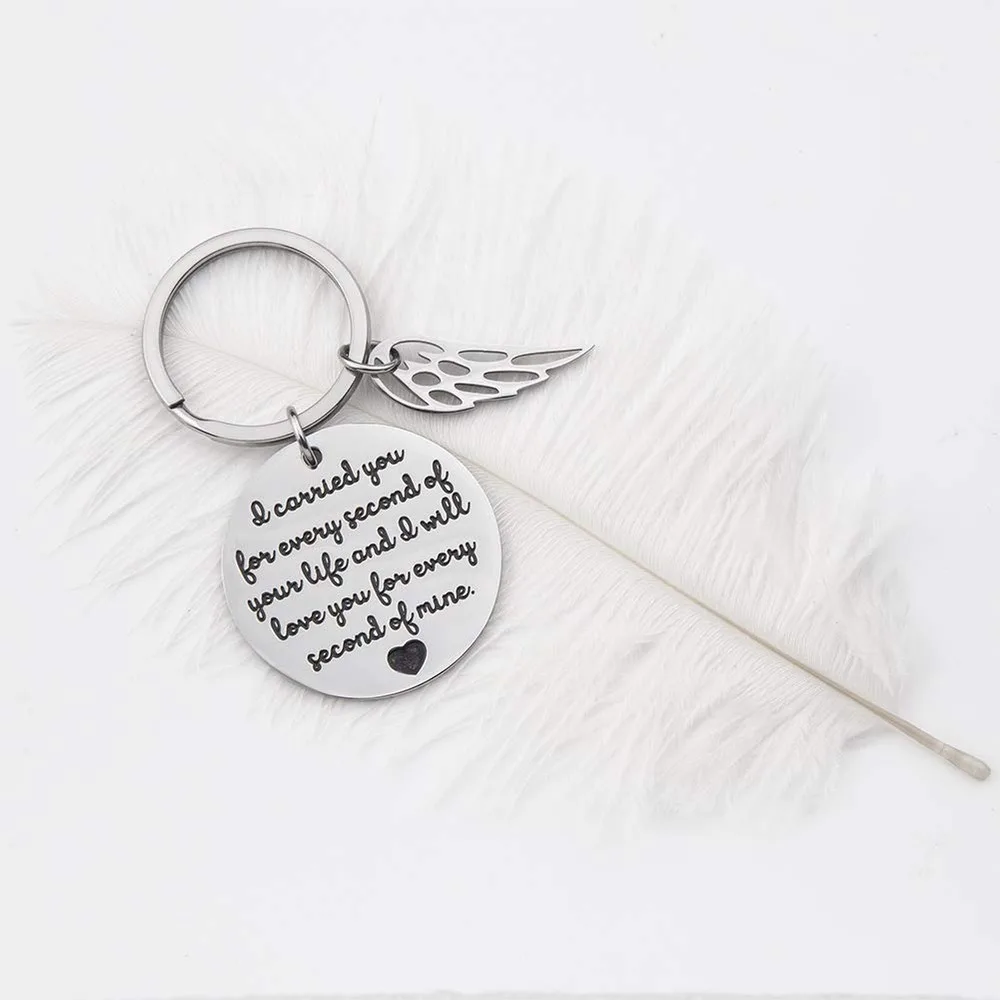 Memorial Gift Remembrance Keychain Loss of Baby Infant Child Miscarriage Keepsake Charm Pedant Jewelry Sympathy Gifts | Украшения и