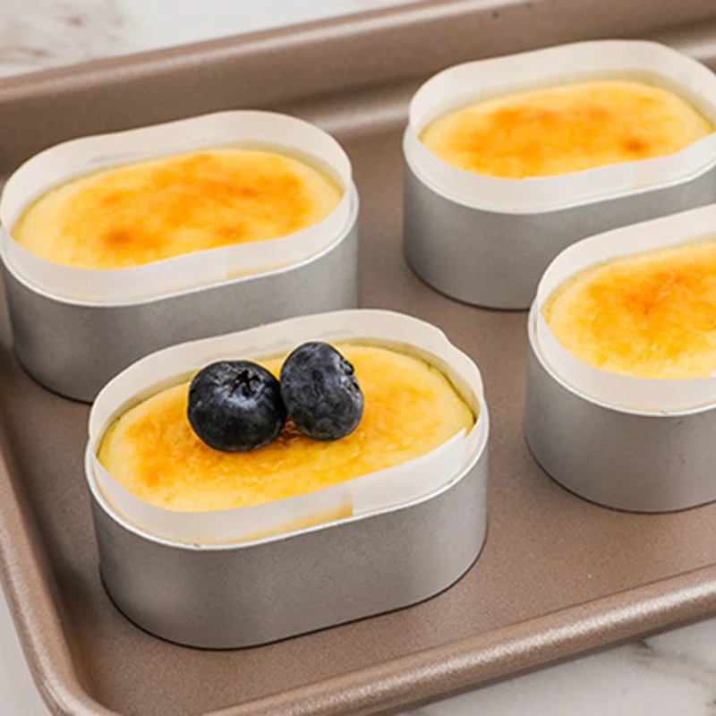 Форма для выпечки из алюминиевого сплава овальная полувареная 100 шт. | Дом и сад