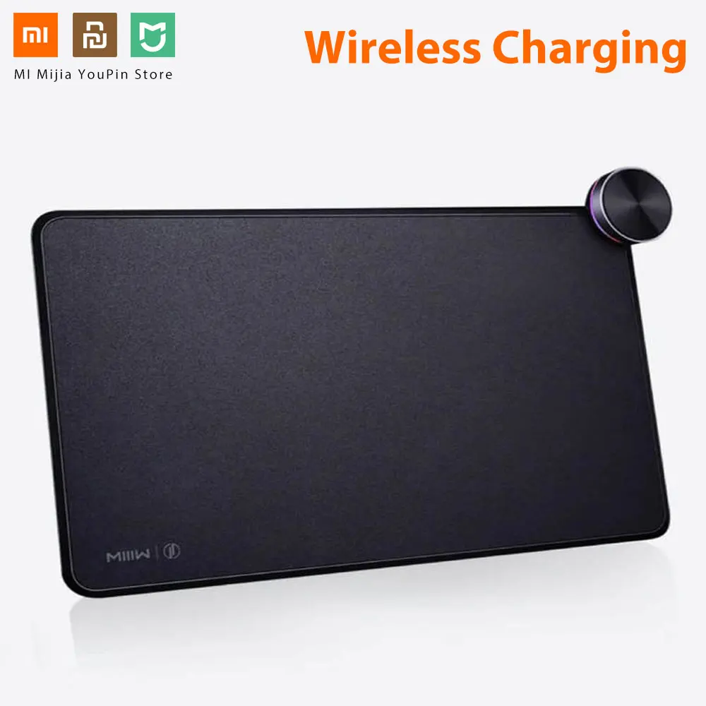 Xiaomi MIIIW коврик для мыши Smart Qi стандартная поддержка Mix2S беспроводной зарядный коврик для мыши ABS коврик для мыши RGB легкий коврик для мыши