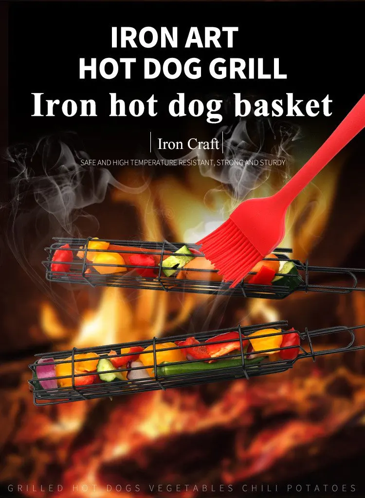 2 шт. квадратные корзины для барбекю и гриля |