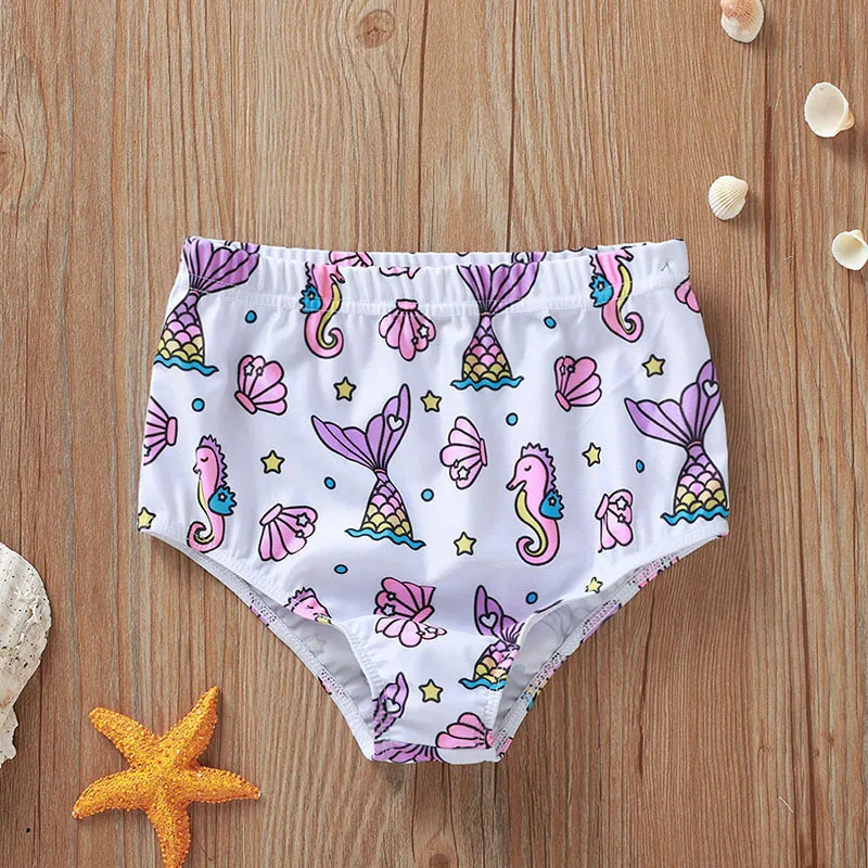 Купальник-Русалка на одно плечо для девочек 2-5 лет | Мать и ребенок