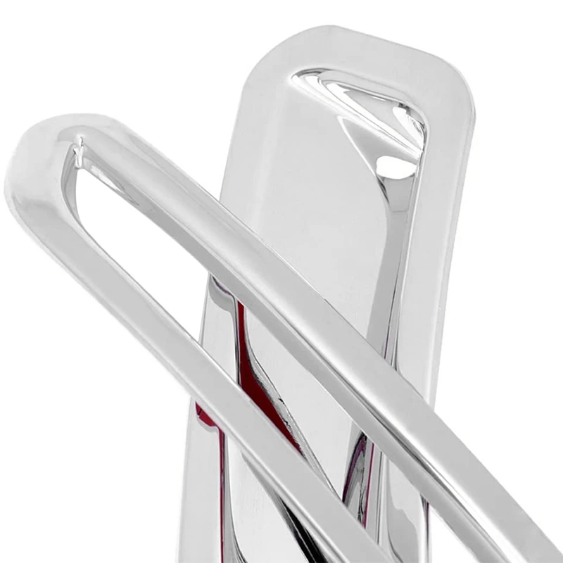 

2 Pieces ABS Chrome Rear Fog Light Frame Tail Lamp Cover for Tiguan 2010-2013