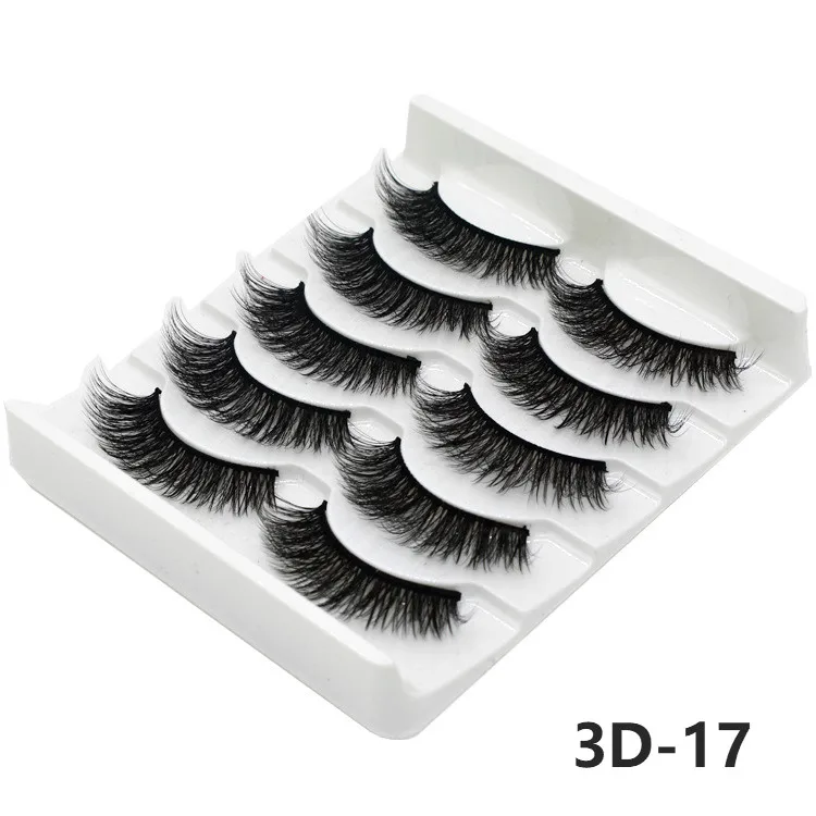 1 комплект модной одежды партия из 5 пар 3D синтетические волосы накладные ресницы