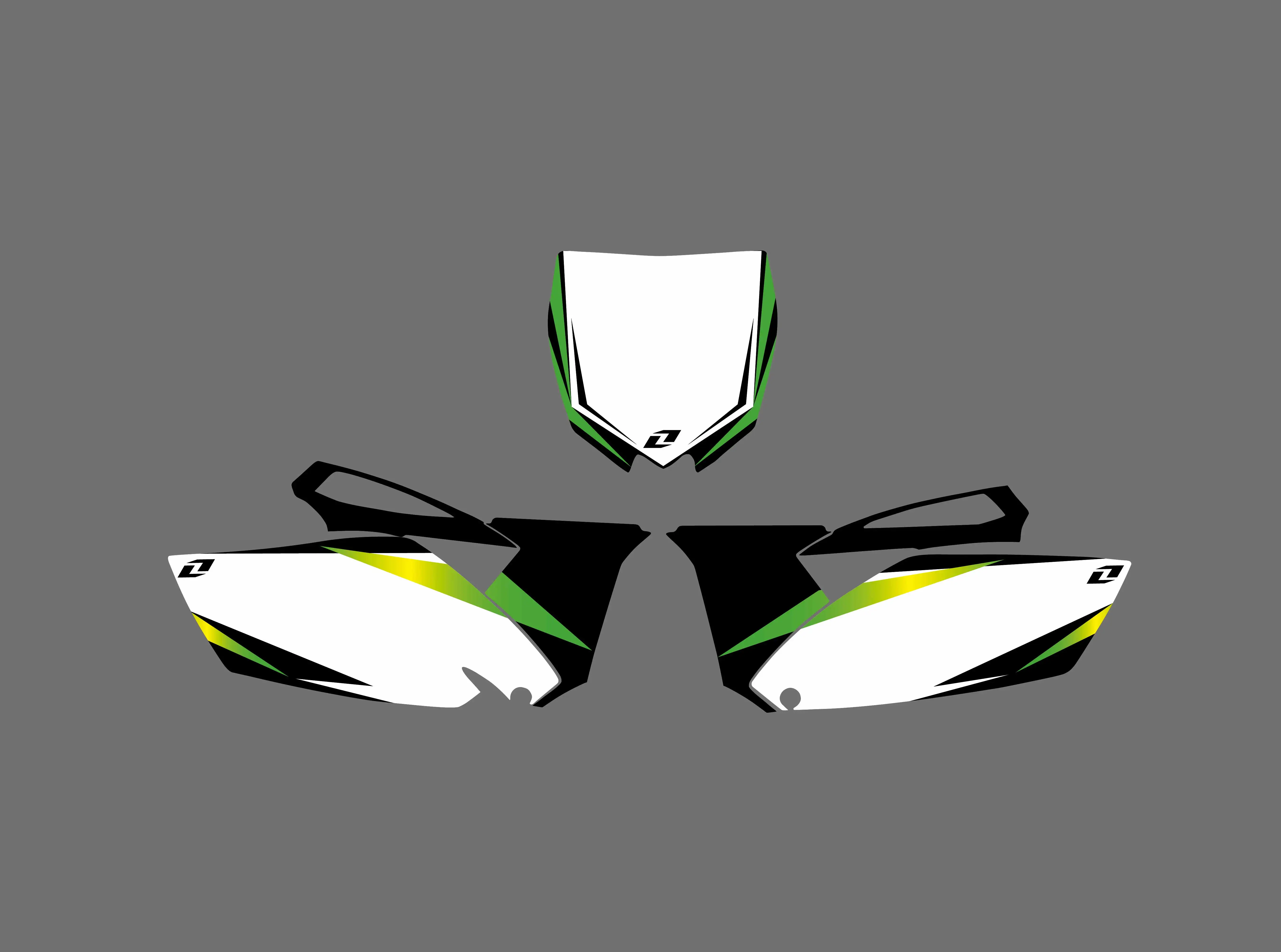 NICECNC Motorcycle Team Graphic Background Decals Kit For Yamaha YZF 250 YZ 250F YZF250 YZ250F 2010 2011 2012 2013 Fork Stickers |
