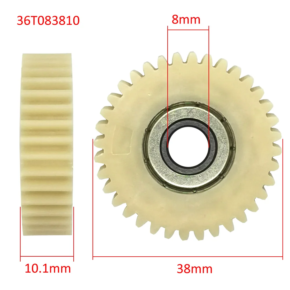 Электрический велосипедный двигатель 3 шт./лот 36 зубьев 38 мм OD пластиковый мотор