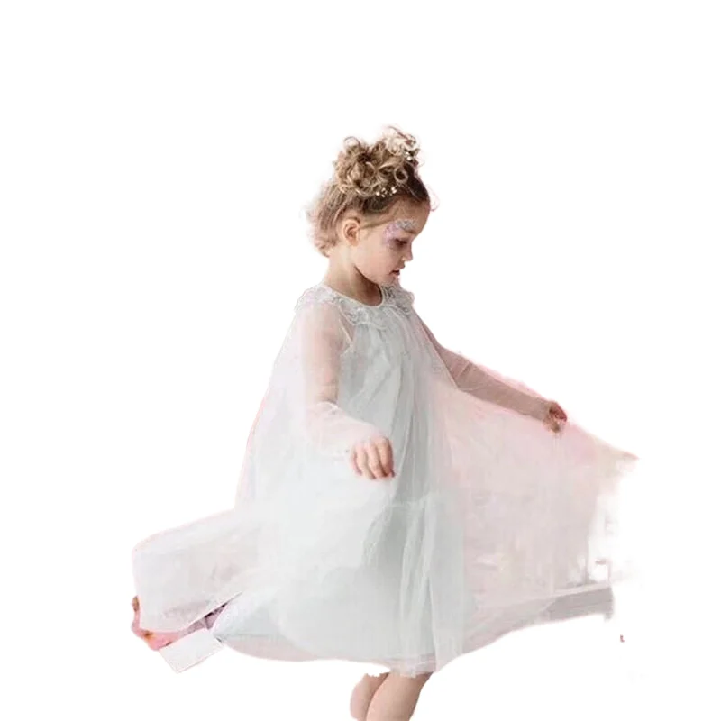 

2021 New Baby Girl Princess Boutique Clothes Children Birthday Wedding Tulle Dresses For Teen Girls Elegant Handmade Dress