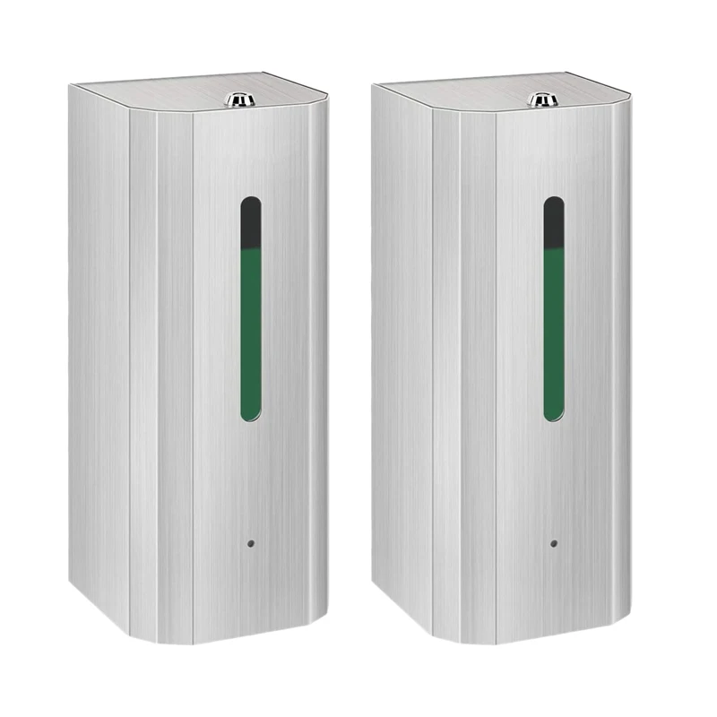 

Soap Dispenser 1000ML,Automatic Sensor Stainless Steel Touchless Wall Mount Hand Sanitizers Dispenser