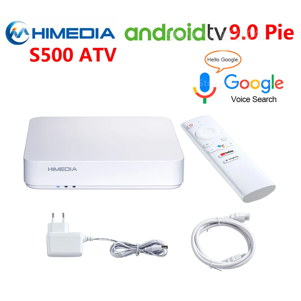 Himedia S500 Smart TV BOX Android 9 0 A 2 Гб RAM 8 ROM 4G 5G WIFI Bluetooth медиаплеер 4K Voice tv