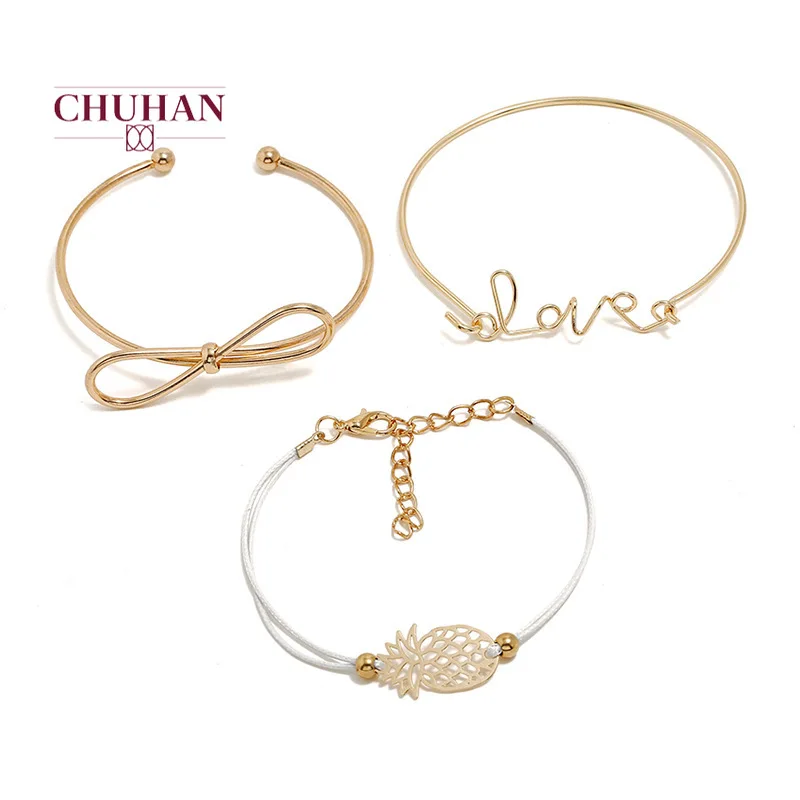 3 шт./компл. женский браслет с геометрическими драгоценными камнями|Браслеты