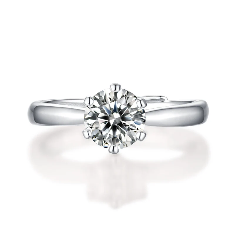 

AButterfly Flash Sale D Colour 0.5-2.0 Ct Moissanite 100% 925 Sterling Silver Open Ring Shiny Wedding Fine Jewelry Wholesale