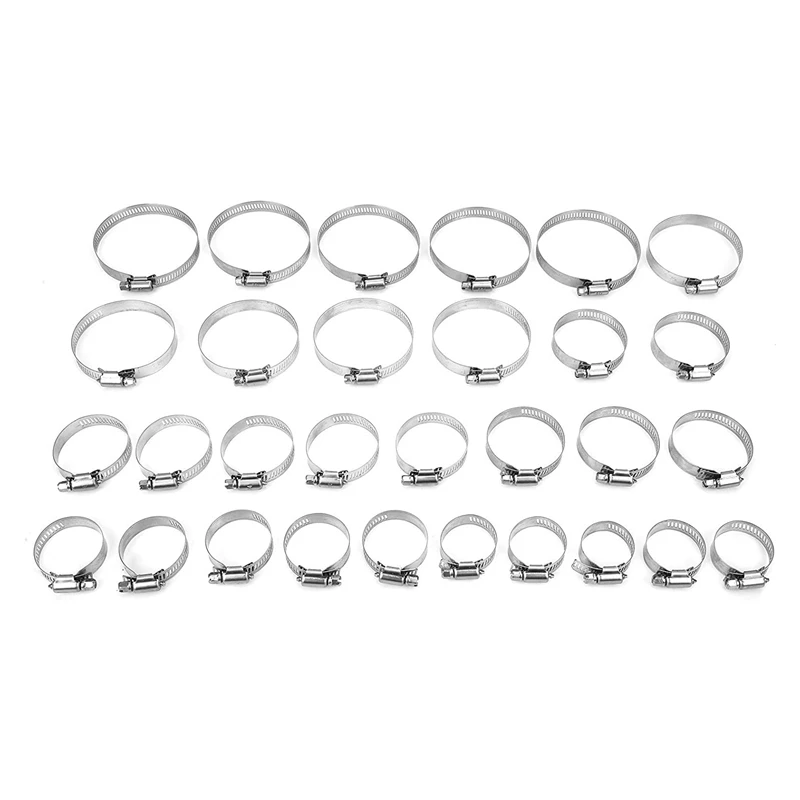 

30 American Hose Clamps Strong Clamps With Smooth Through Holes 304 Stainless Steel American Hose Clamps Clamps