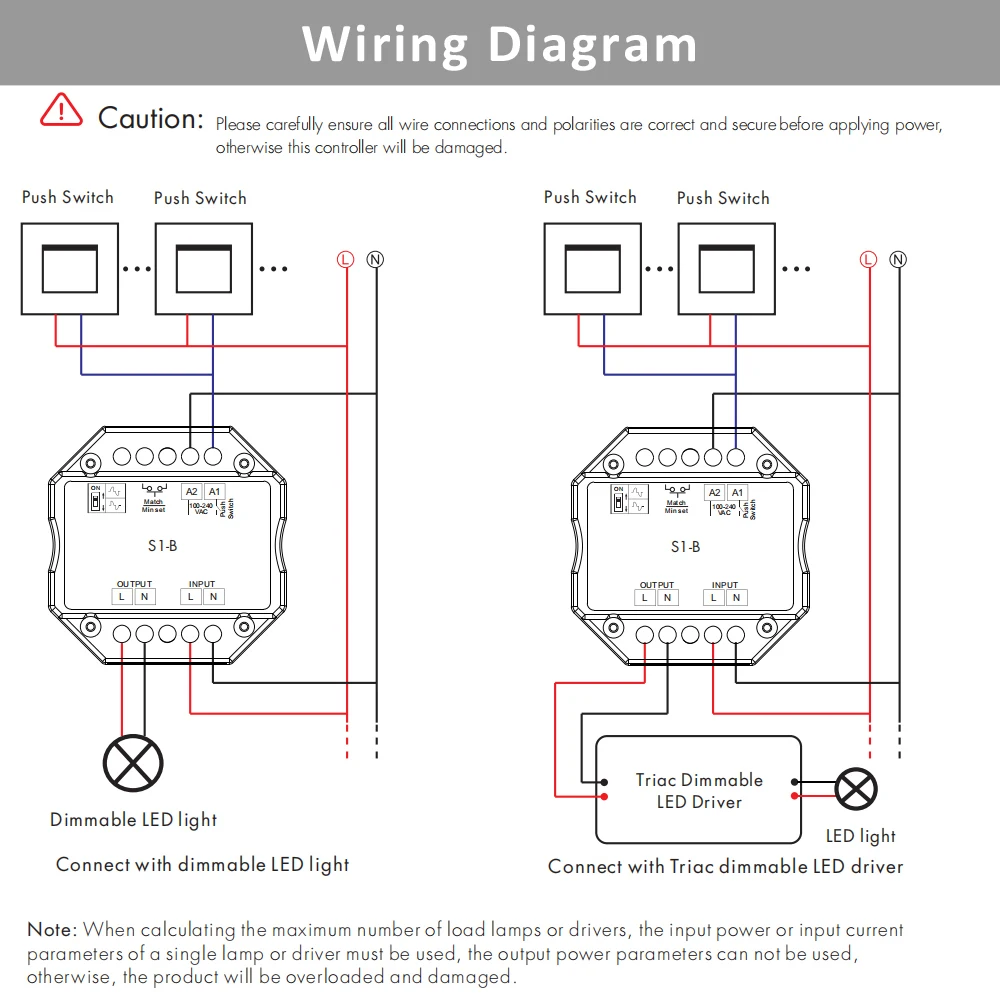 MJJC LED Dimmer Switch 110V 220V 230V AC Triac Dimer 220 Volts WIFI Wireless Remote Control for Bulb Light Lamp S1-B | Лампы и