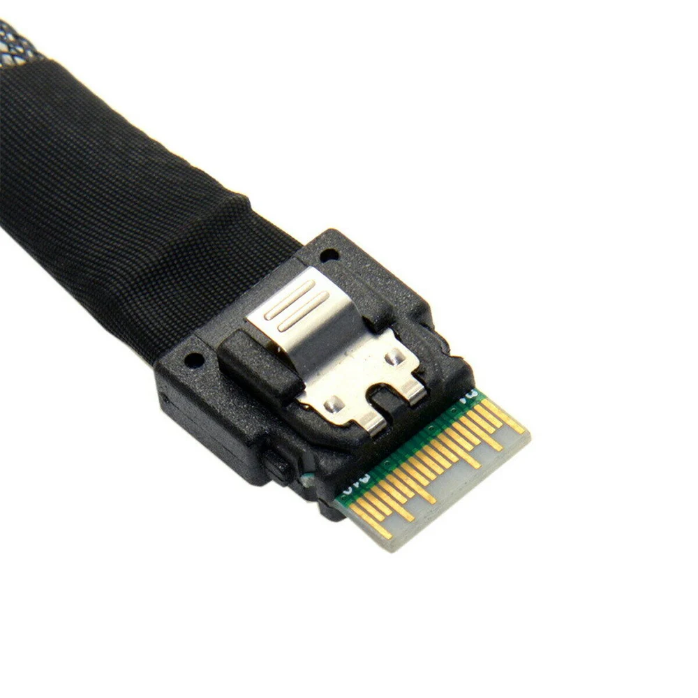 

U.2 Adapter Cable 0.5m SFF-8639 To SFF-8654 Slimline 4i NVME SSD PCIE Cable For Mainboard 750 P3600 P3700 M.2 SSD Dropshipping