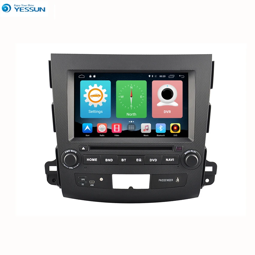 Yessun Автомобильный навигатор GPS для Mitsubishi Outlander 2007 ~ 2012 Android HD сенсорный экран Аудио