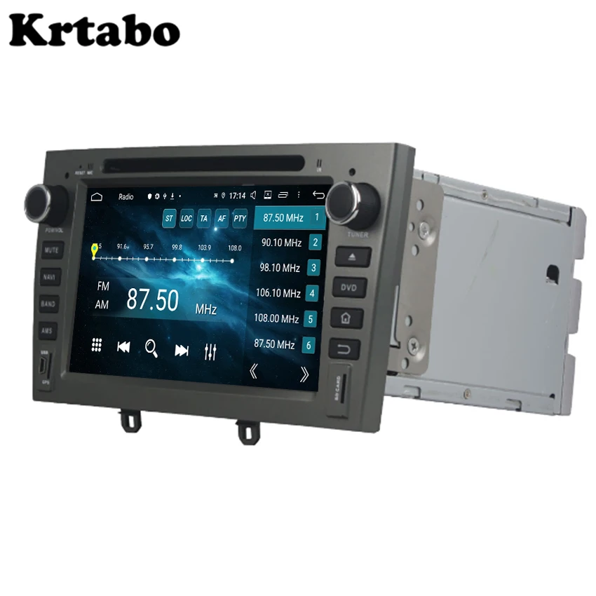 Автомобильный Радио Android мультимедийный плеер Восьмиядерный 4G ram для peugeot 408 308 308SW